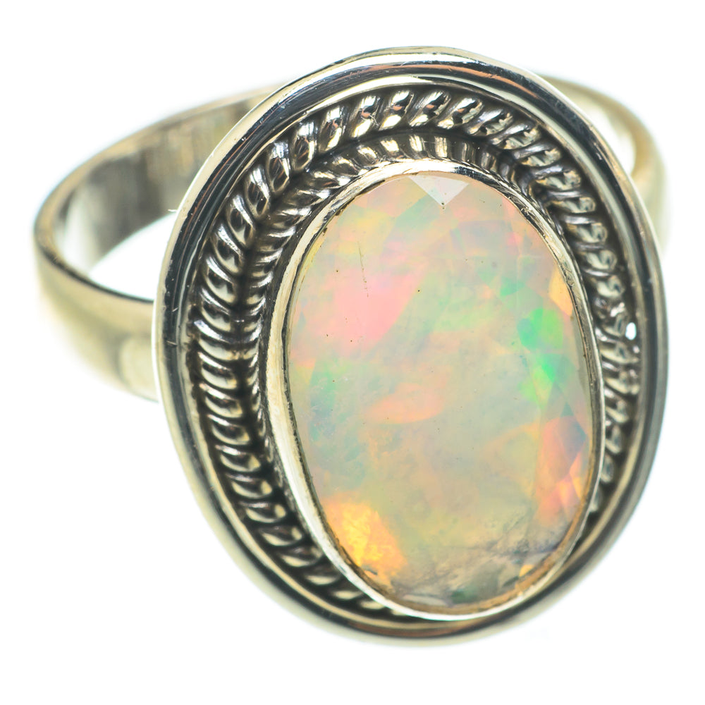 Ethiopian Opal Rings handcrafted by Ana Silver Co - RING63467