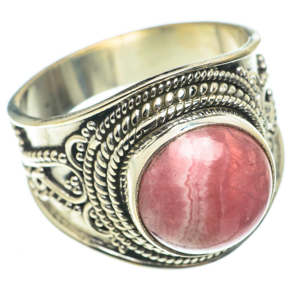 Rhodochrosite Rings handcrafted by Ana Silver Co - RING63473