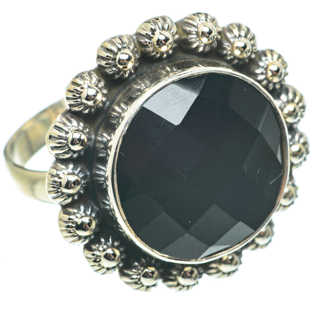 Black Onyx Rings handcrafted by Ana Silver Co - RING63478