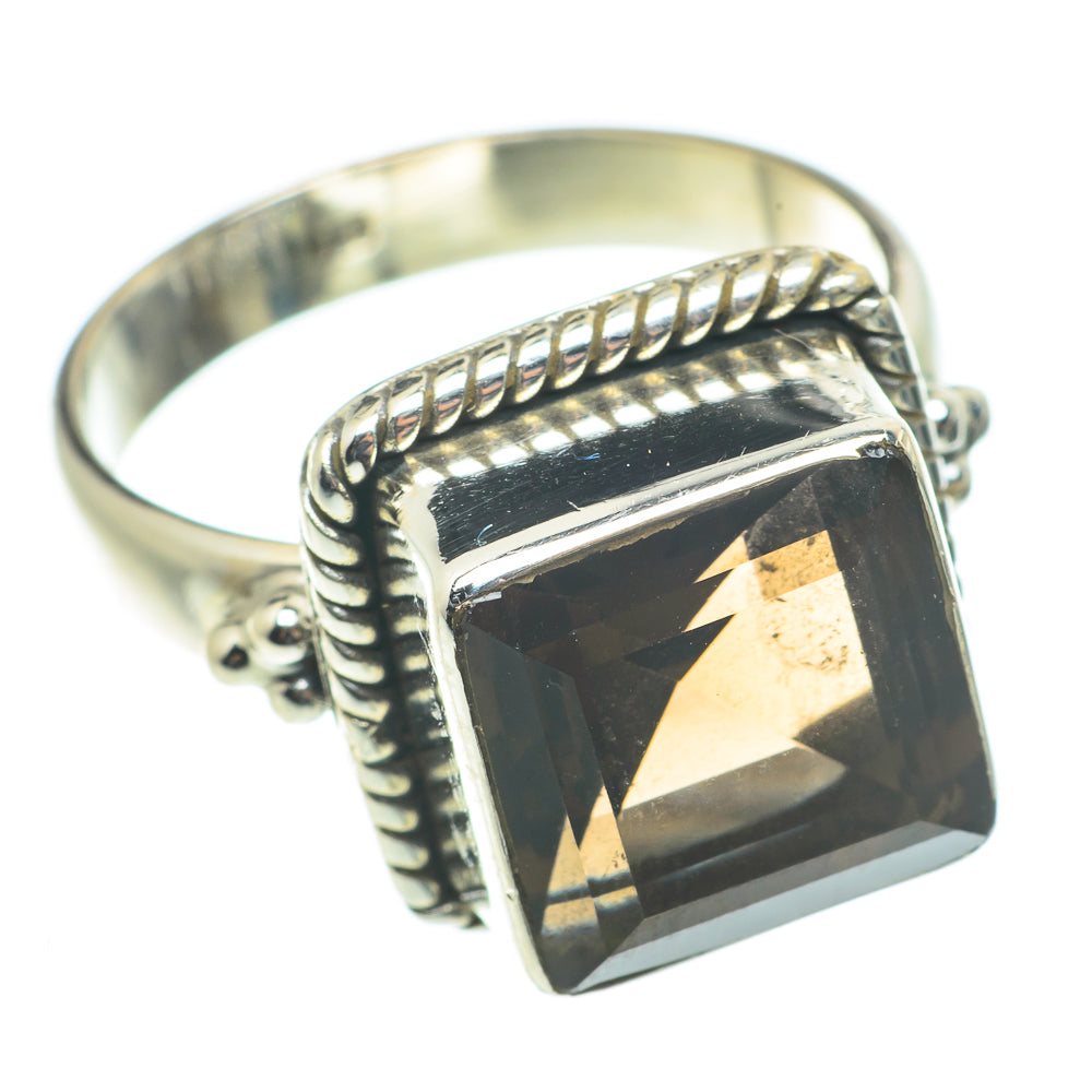 Smoky Quartz Rings handcrafted by Ana Silver Co - RING63487