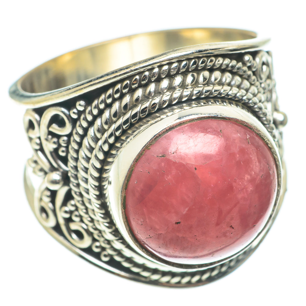 Rhodochrosite Rings handcrafted by Ana Silver Co - RING63489