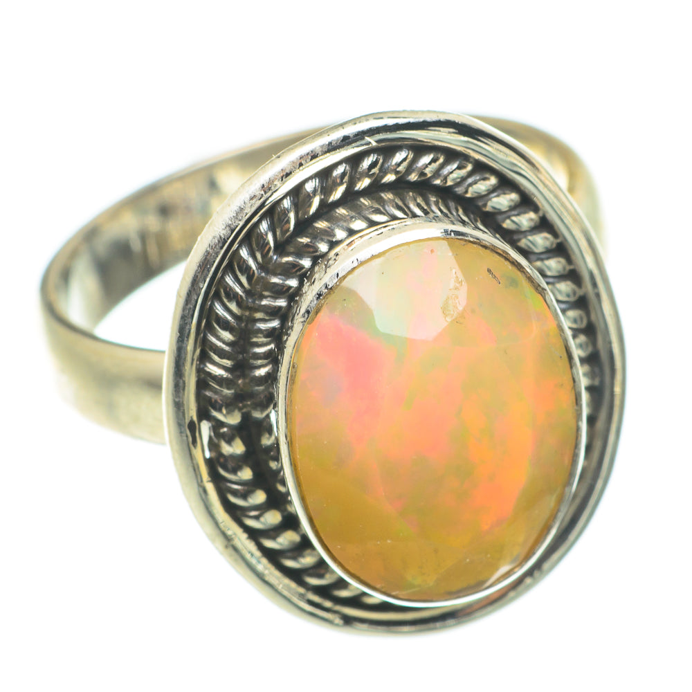 Ethiopian Opal Rings handcrafted by Ana Silver Co - RING63495