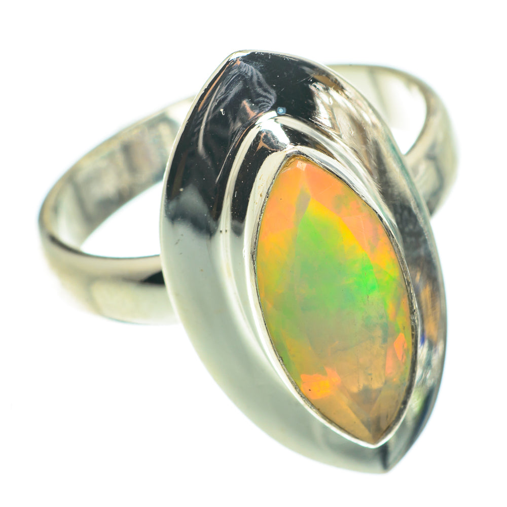 Ethiopian Opal Rings handcrafted by Ana Silver Co - RING63496