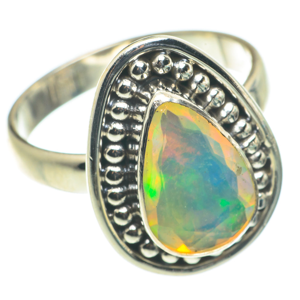 Ethiopian Opal Rings handcrafted by Ana Silver Co - RING63497