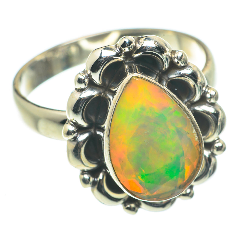 Ethiopian Opal Rings handcrafted by Ana Silver Co - RING63511
