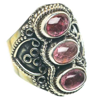 Pink Tourmaline Rings handcrafted by Ana Silver Co - RING63526