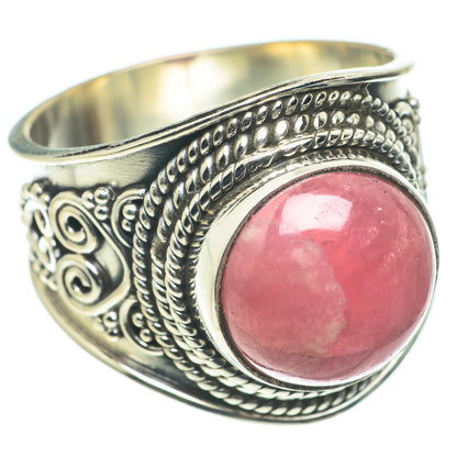 Rhodochrosite Rings handcrafted by Ana Silver Co - RING63527