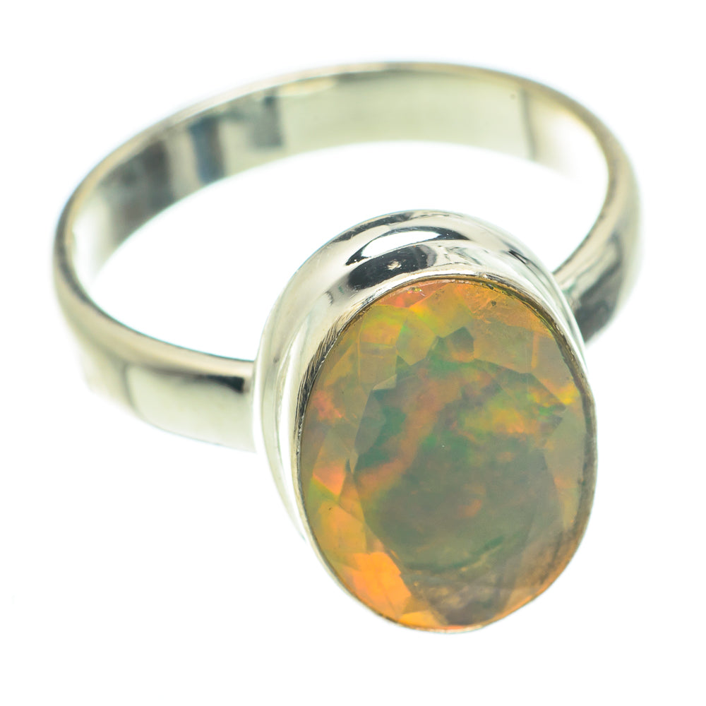 Ethiopian Opal Rings handcrafted by Ana Silver Co - RING63533