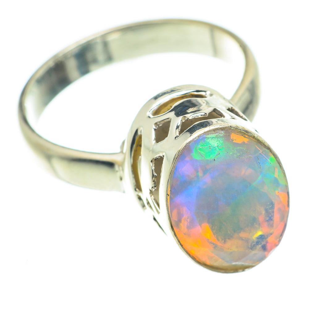 Ethiopian Opal Rings handcrafted by Ana Silver Co - RING63542