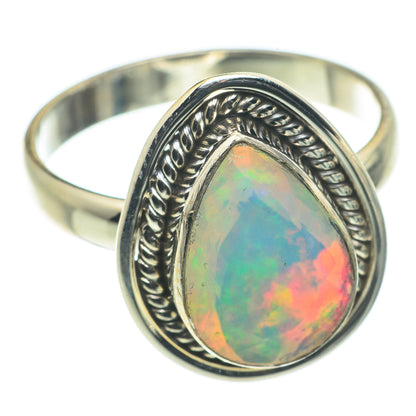 Ethiopian Opal Rings handcrafted by Ana Silver Co - RING63543