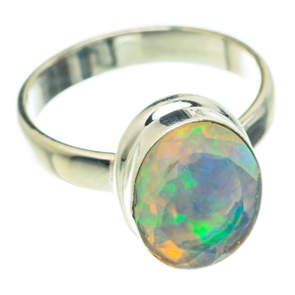 Ethiopian Opal Rings handcrafted by Ana Silver Co - RING63544