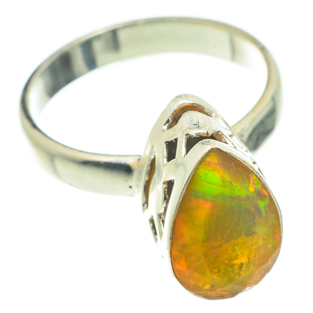 Ethiopian Opal Rings handcrafted by Ana Silver Co - RING63545