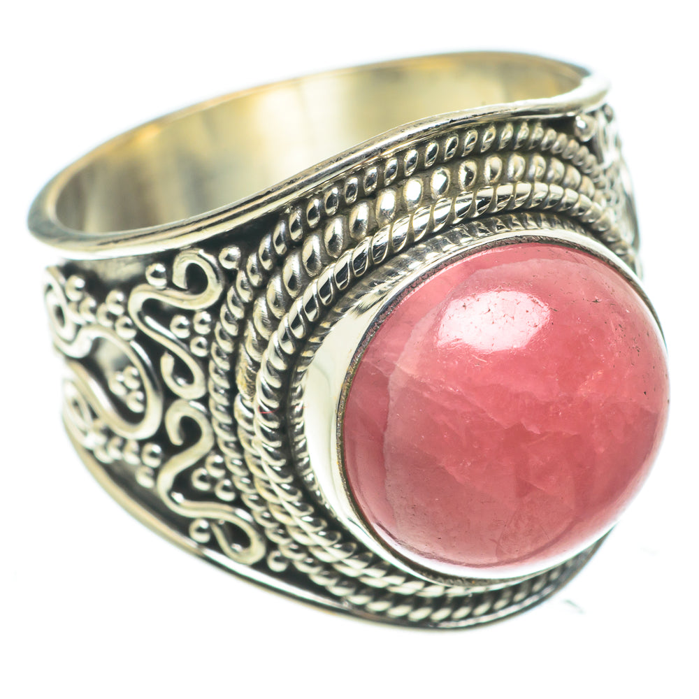 Rhodochrosite Rings handcrafted by Ana Silver Co - RING63547