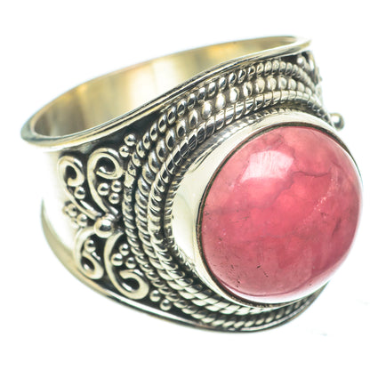 Rhodochrosite Rings handcrafted by Ana Silver Co - RING63548