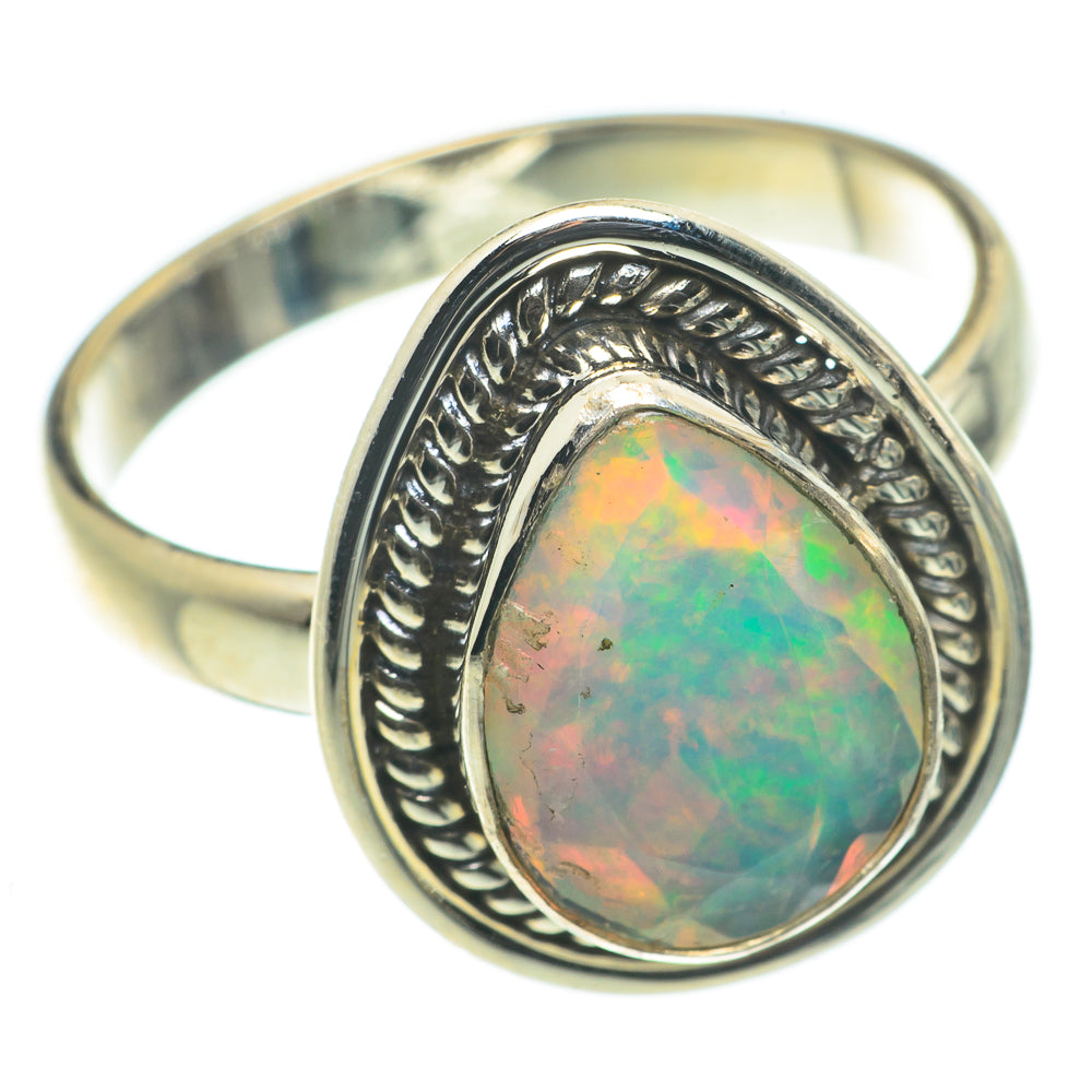 Ethiopian Opal Rings handcrafted by Ana Silver Co - RING63553