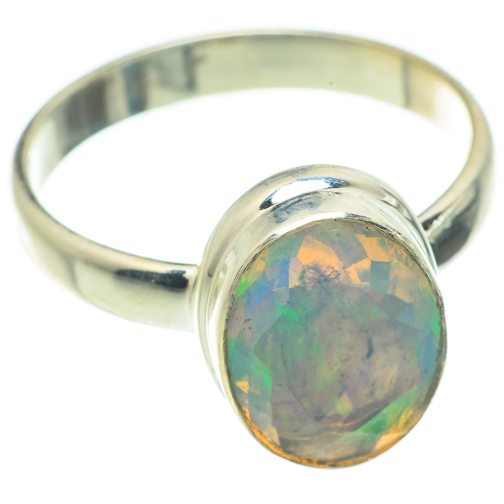 Ethiopian Opal Rings handcrafted by Ana Silver Co - RING63558