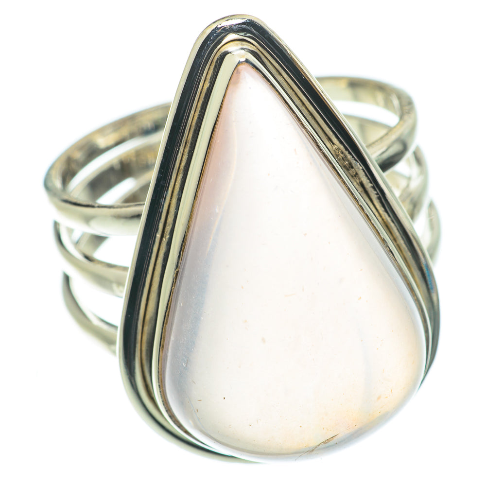 Rose Quartz Rings handcrafted by Ana Silver Co - RING63561