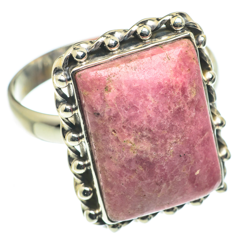 Rhodonite Rings handcrafted by Ana Silver Co - RING63562