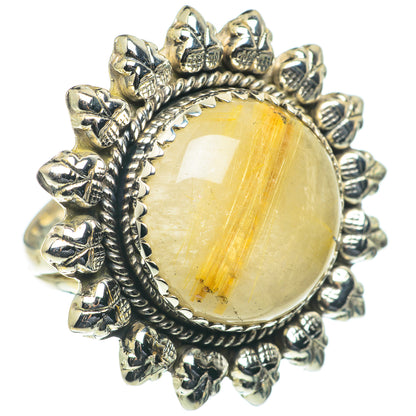 Rutilated Quartz Rings handcrafted by Ana Silver Co - RING63567