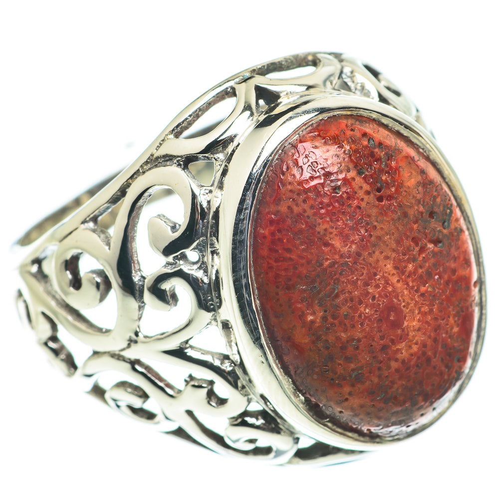 Sponge Coral Rings handcrafted by Ana Silver Co - RING63584