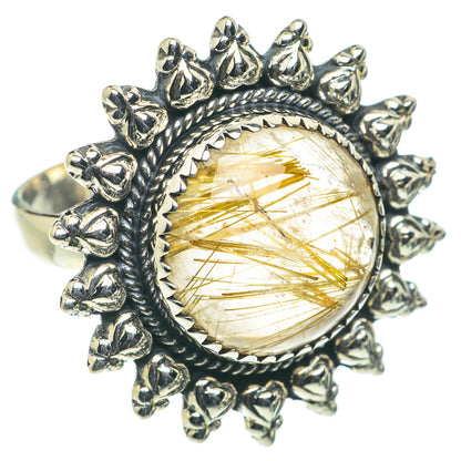 Rutilated Quartz Rings handcrafted by Ana Silver Co - RING63591