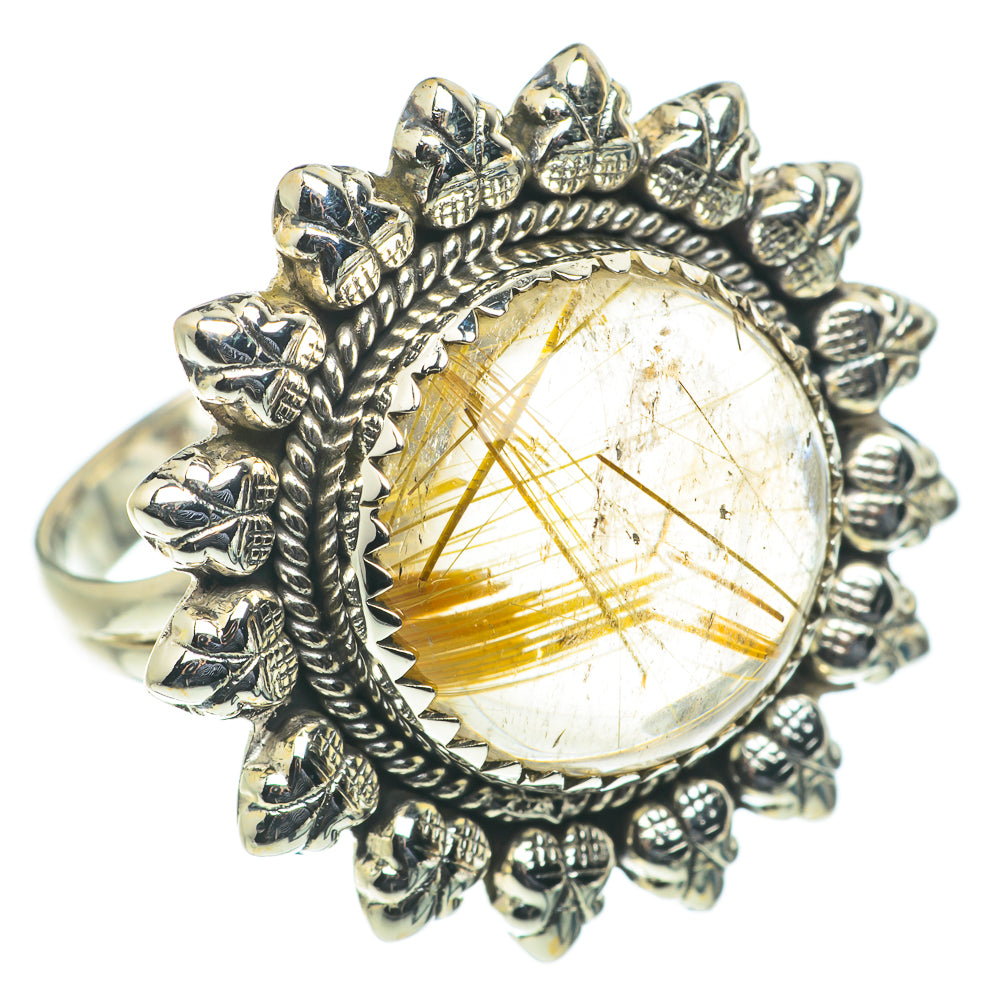 Rutilated Quartz Rings handcrafted by Ana Silver Co - RING63592