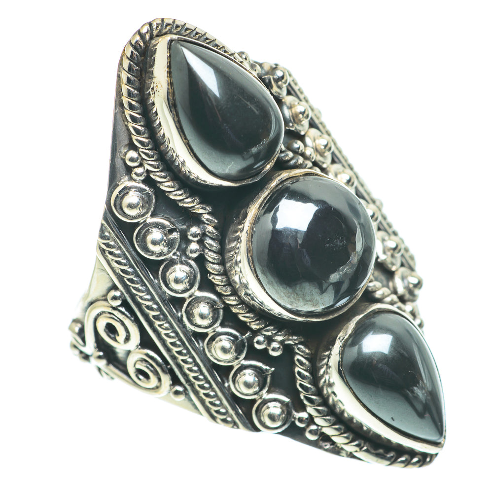 Hematite Rings handcrafted by Ana Silver Co - RING63595
