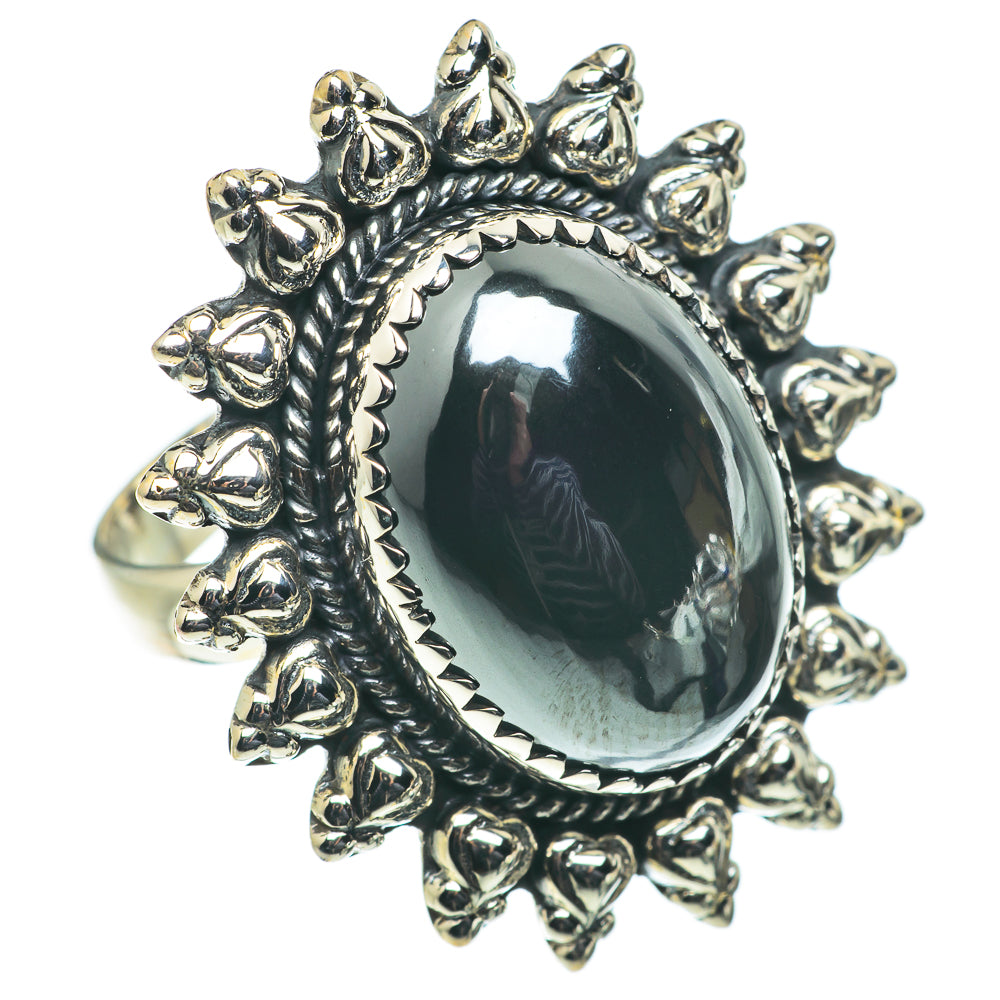 Hematite Rings handcrafted by Ana Silver Co - RING63596