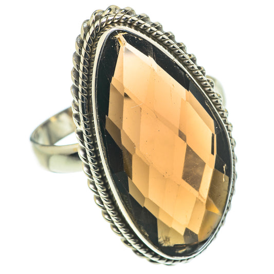 Smoky Quartz Rings handcrafted by Ana Silver Co - RING63601