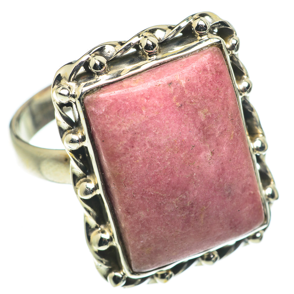 Rhodonite Rings handcrafted by Ana Silver Co - RING63607