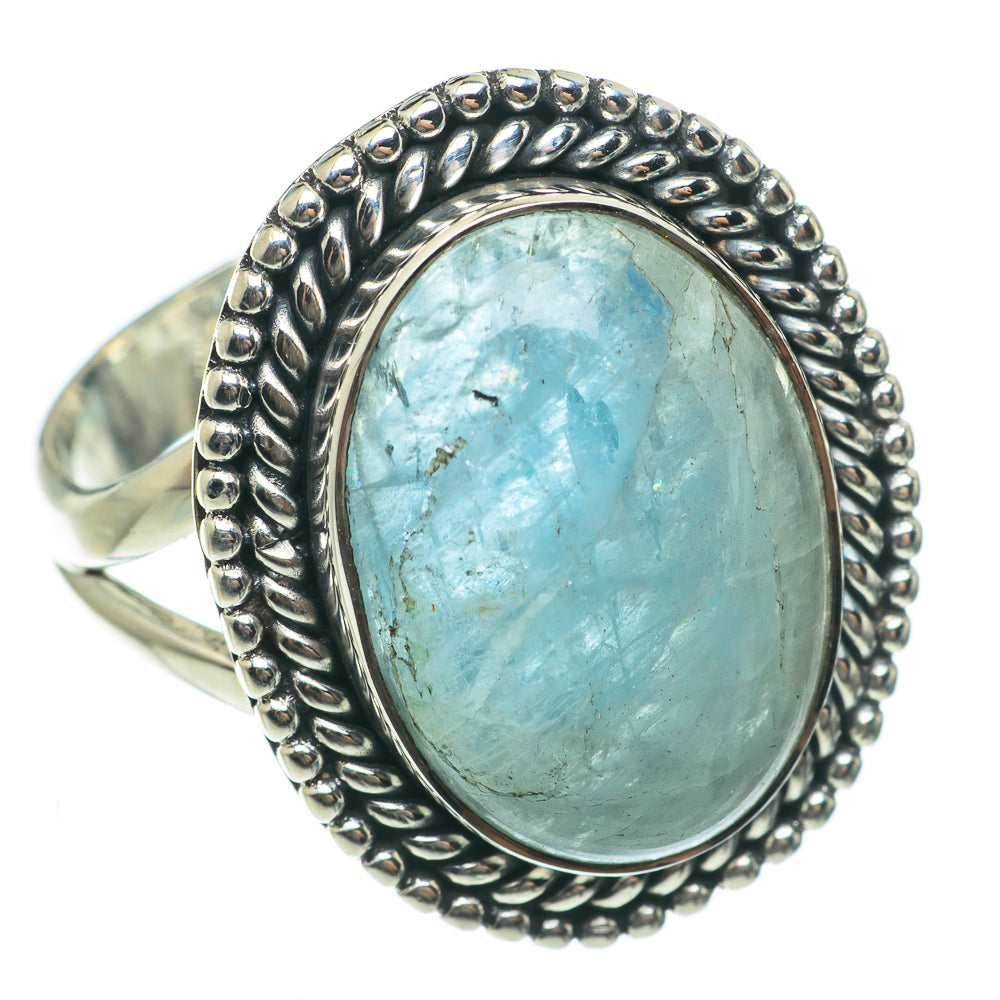Aquamarine Rings handcrafted by Ana Silver Co - RING63615