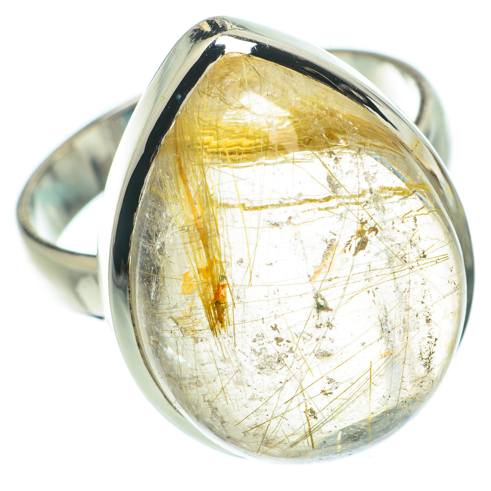 Rutilated Quartz Rings handcrafted by Ana Silver Co - RING63630