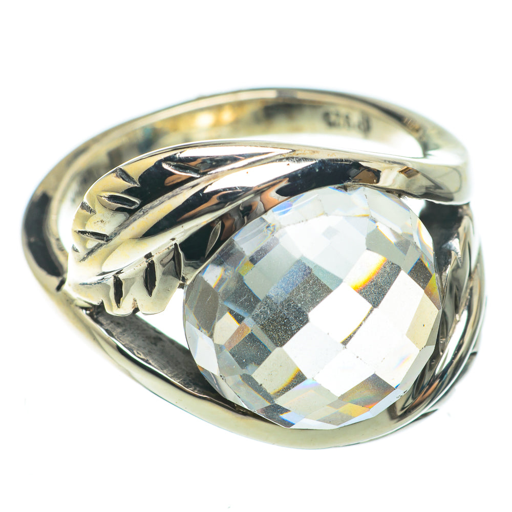 White Quartz Rings handcrafted by Ana Silver Co - RING63633