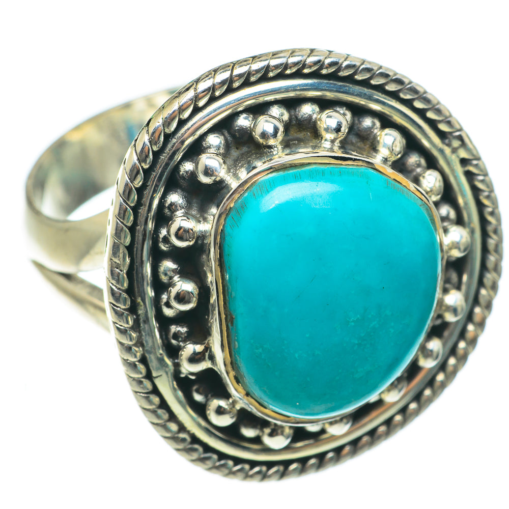 Tibetan Turquoise Rings handcrafted by Ana Silver Co - RING63644