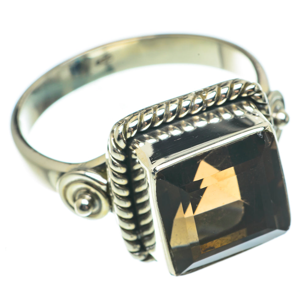 Smoky Quartz Rings handcrafted by Ana Silver Co - RING63648