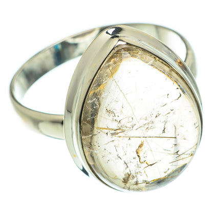 Rutilated Quartz Rings handcrafted by Ana Silver Co - RING63658