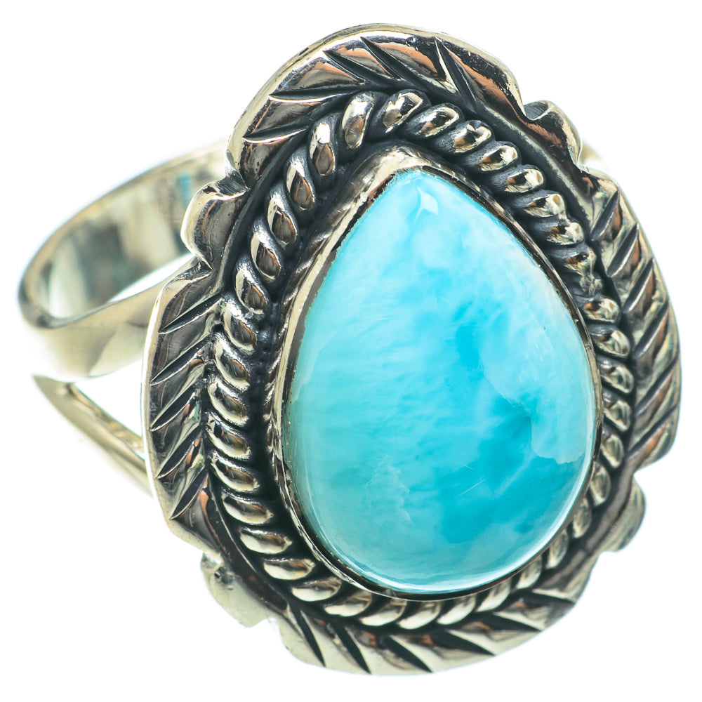 Larimar Rings handcrafted by Ana Silver Co - RING63667