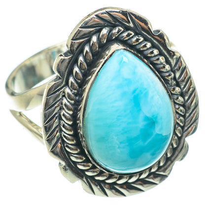 Larimar Rings handcrafted by Ana Silver Co - RING63667