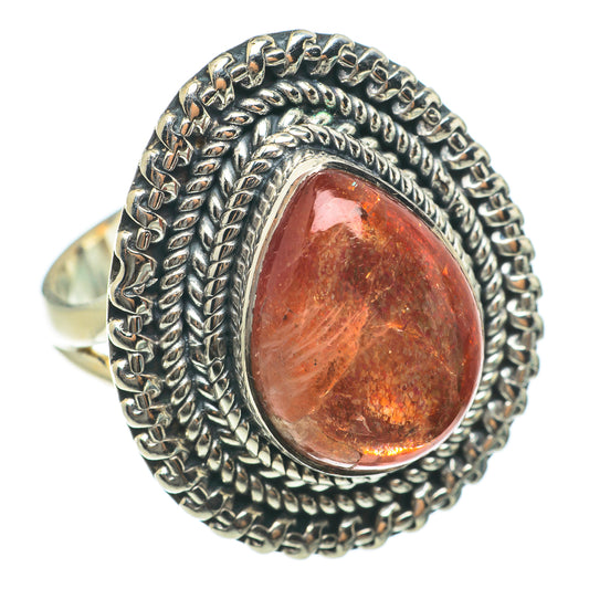 Sunstone Rings handcrafted by Ana Silver Co - RING63677