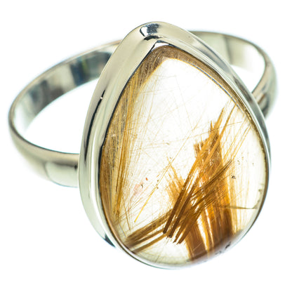 Rutilated Quartz Rings handcrafted by Ana Silver Co - RING63685