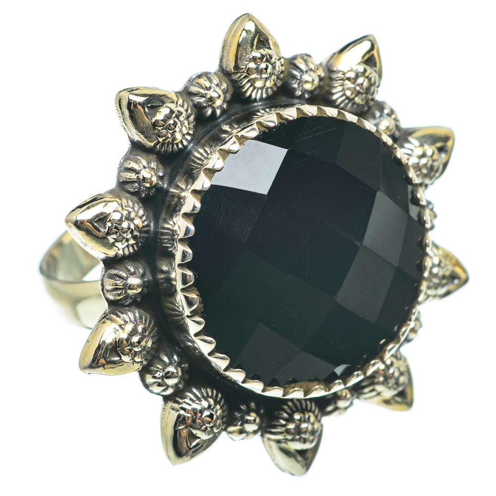 Black Onyx Rings handcrafted by Ana Silver Co - RING63687