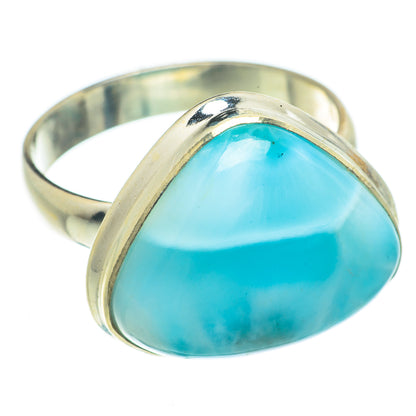 Larimar Rings handcrafted by Ana Silver Co - RING63696