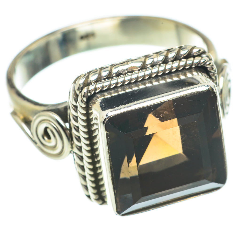 Smoky Quartz Rings handcrafted by Ana Silver Co - RING63701