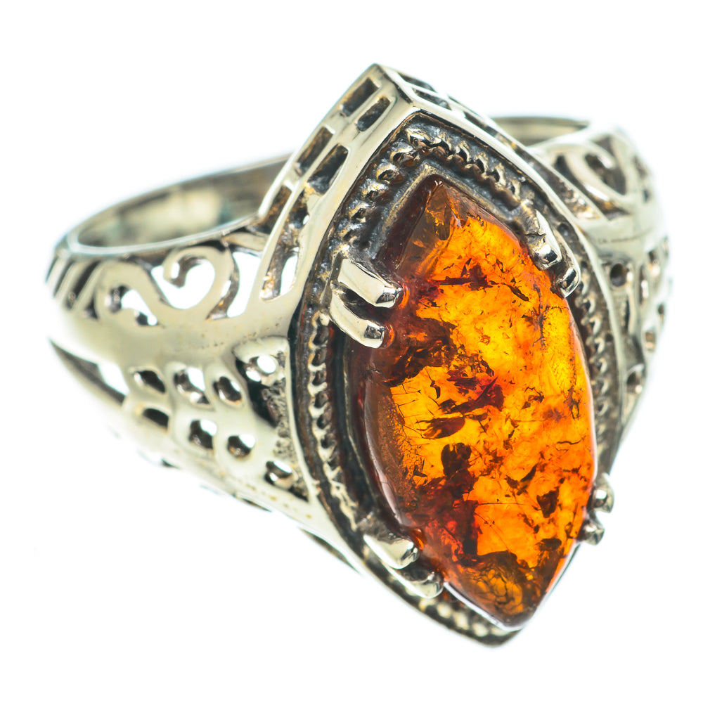 Baltic Amber Rings handcrafted by Ana Silver Co - RING63702