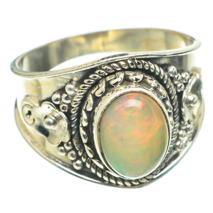 Ethiopian Opal Rings handcrafted by Ana Silver Co - RING63713