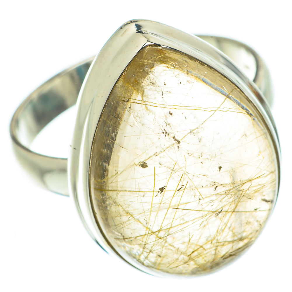 Rutilated Quartz Rings handcrafted by Ana Silver Co - RING63728