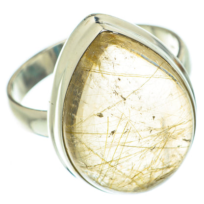 Rutilated Quartz Rings handcrafted by Ana Silver Co - RING63728