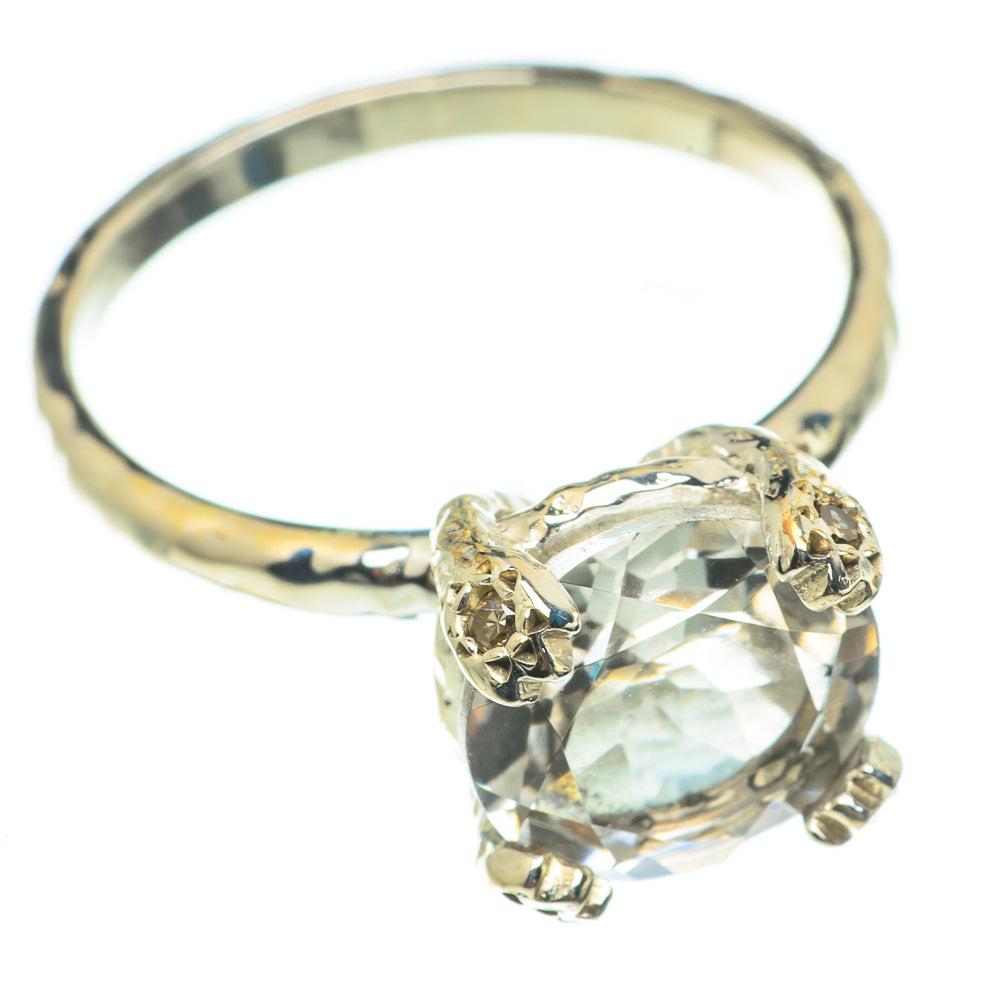 White Quartz Rings handcrafted by Ana Silver Co - RING63731