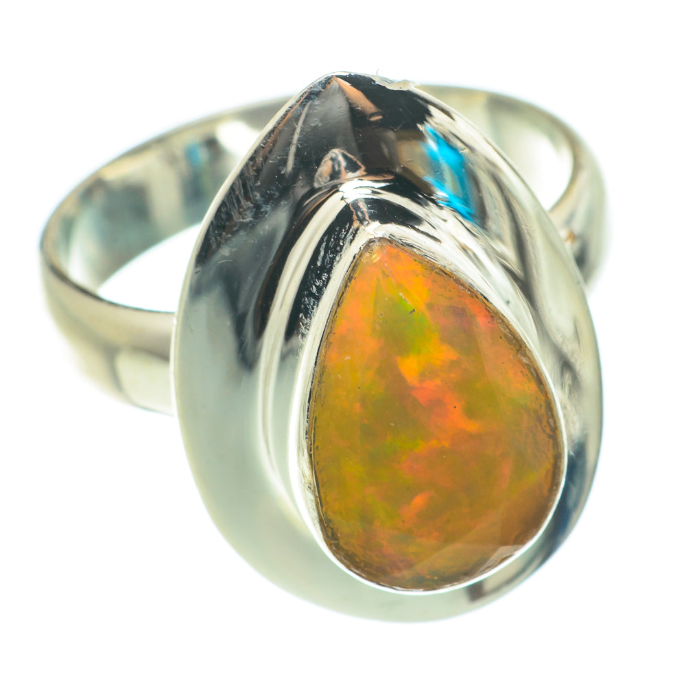 Ethiopian Opal Rings handcrafted by Ana Silver Co - RING63733