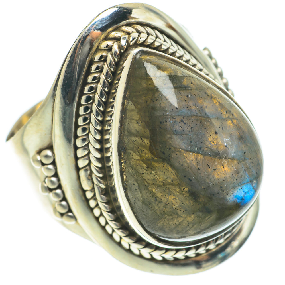 Labradorite Rings handcrafted by Ana Silver Co - RING63740